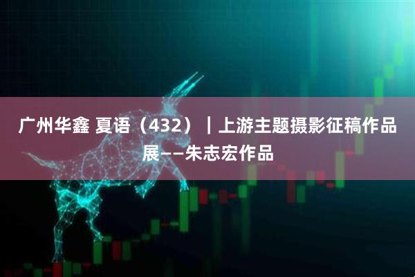 广州华鑫 夏语（432）｜上游主题摄影征稿作品展——朱志宏作品
