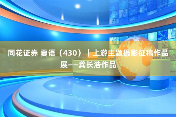 同花证券 夏语(430)|上游主题摄影征稿作品展——龚长浩作品